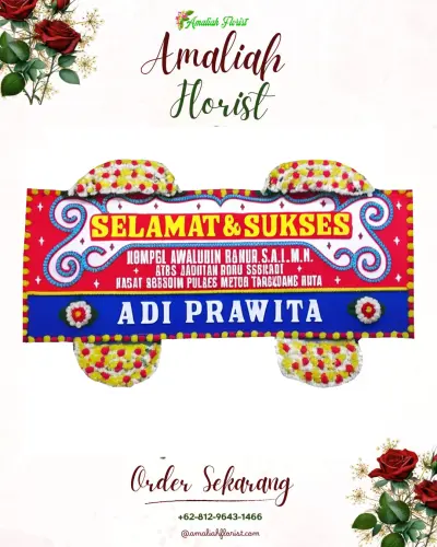 Karangan Bunga Ucapan Selamat di Selaawi